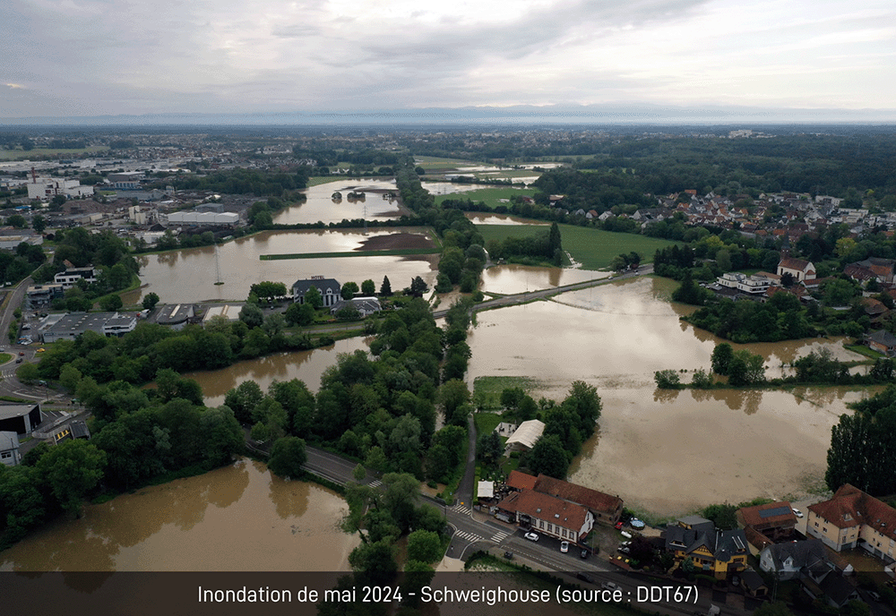Photo Inondations 2024 Schweighouse Moder